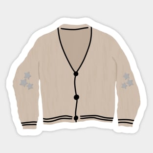 Cardigan Icon Sticker